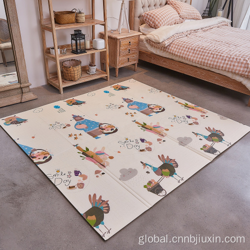 Child crawling mat crawling floor carpet foldable non toxic xpe foam baby play mat animal 1cm Manufactory